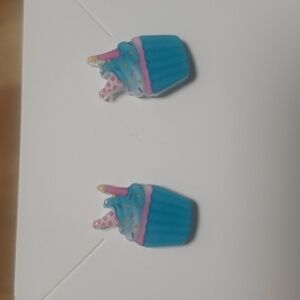 Acrylic cupcake earrings